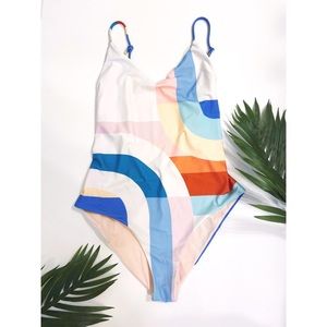 Mara Hoffman Multicolor One Piece Swim Suit